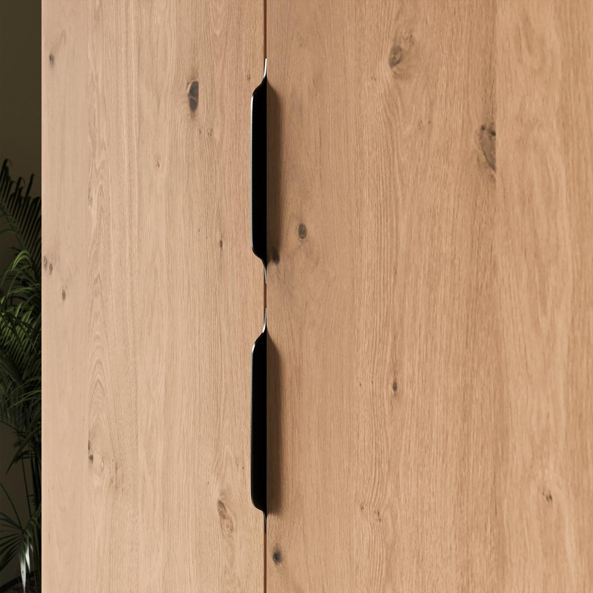 Reynolds Triple Wardrobe Rustic Oak Effect – image 4