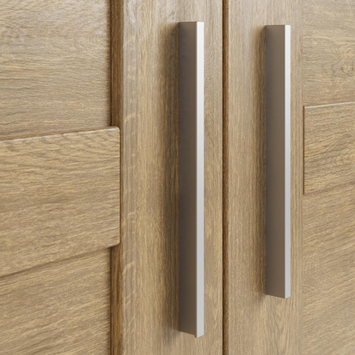 Toby 4 Door Wardrobe Oak Oak – image 6