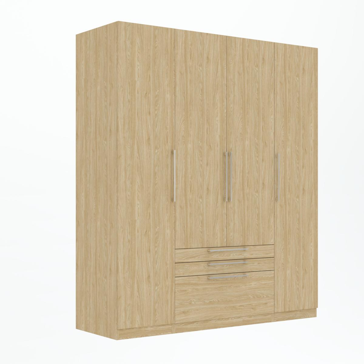 Foster 4 Door 3 Drawer Wardrobe – image 6