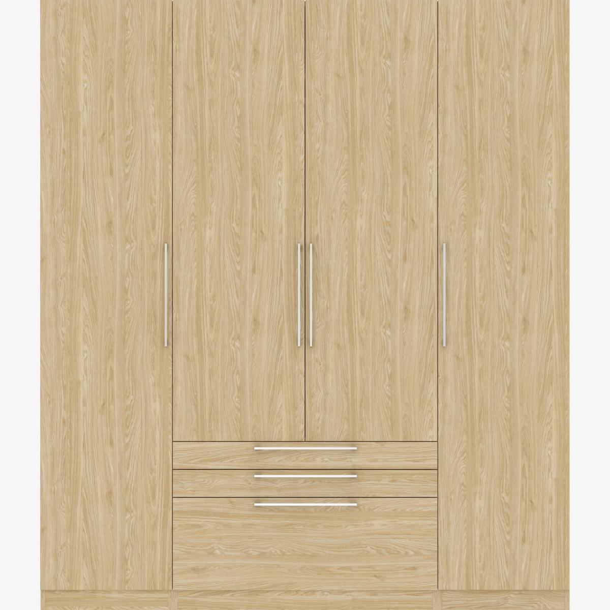 Foster 4 Door 3 Drawer Wardrobe – image 1