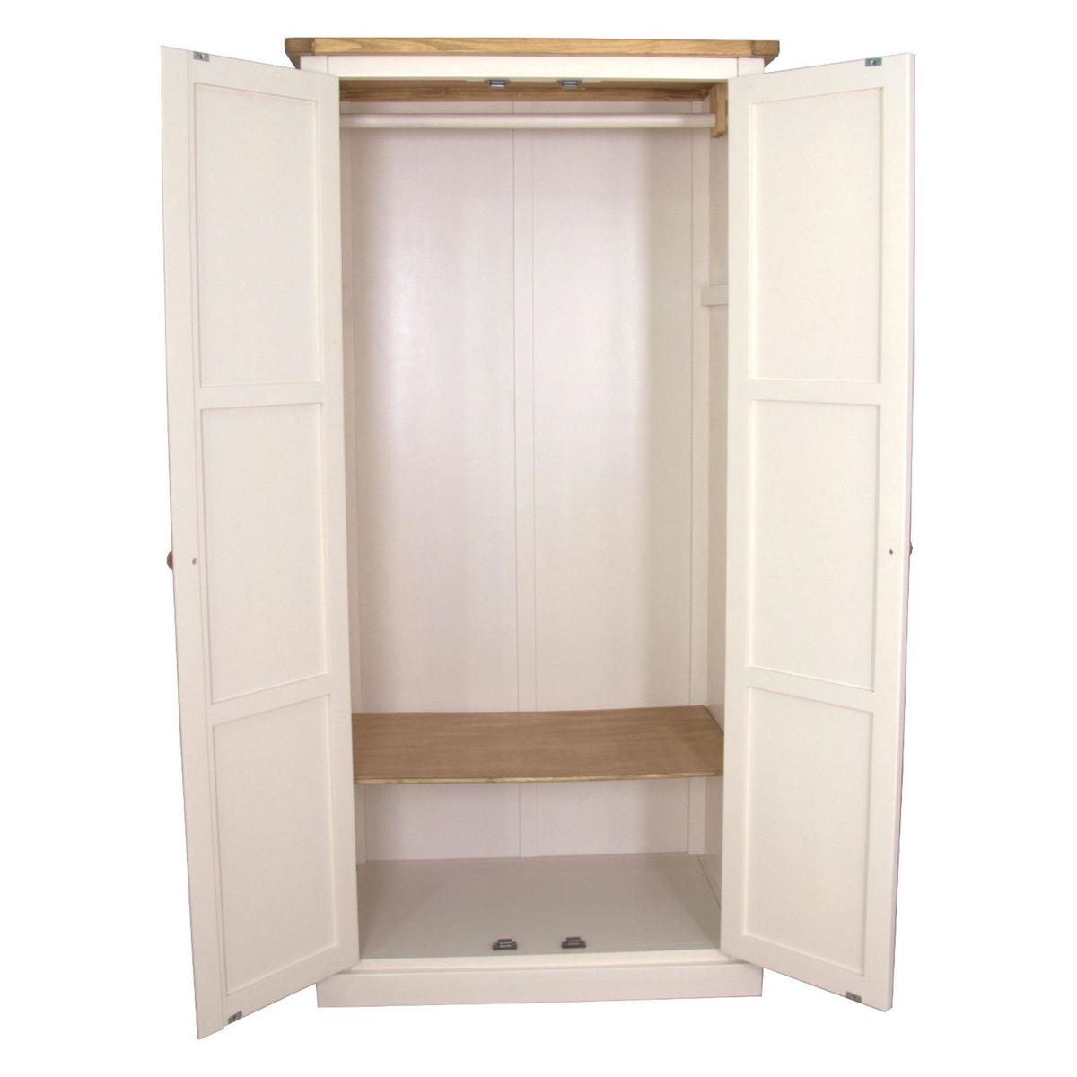Joplin Double Wardrobe White – image 3