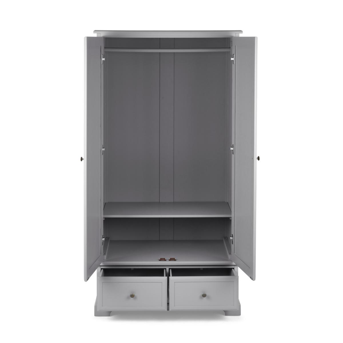 Carys Grey Gents Double Wardrobe Grey – image 3