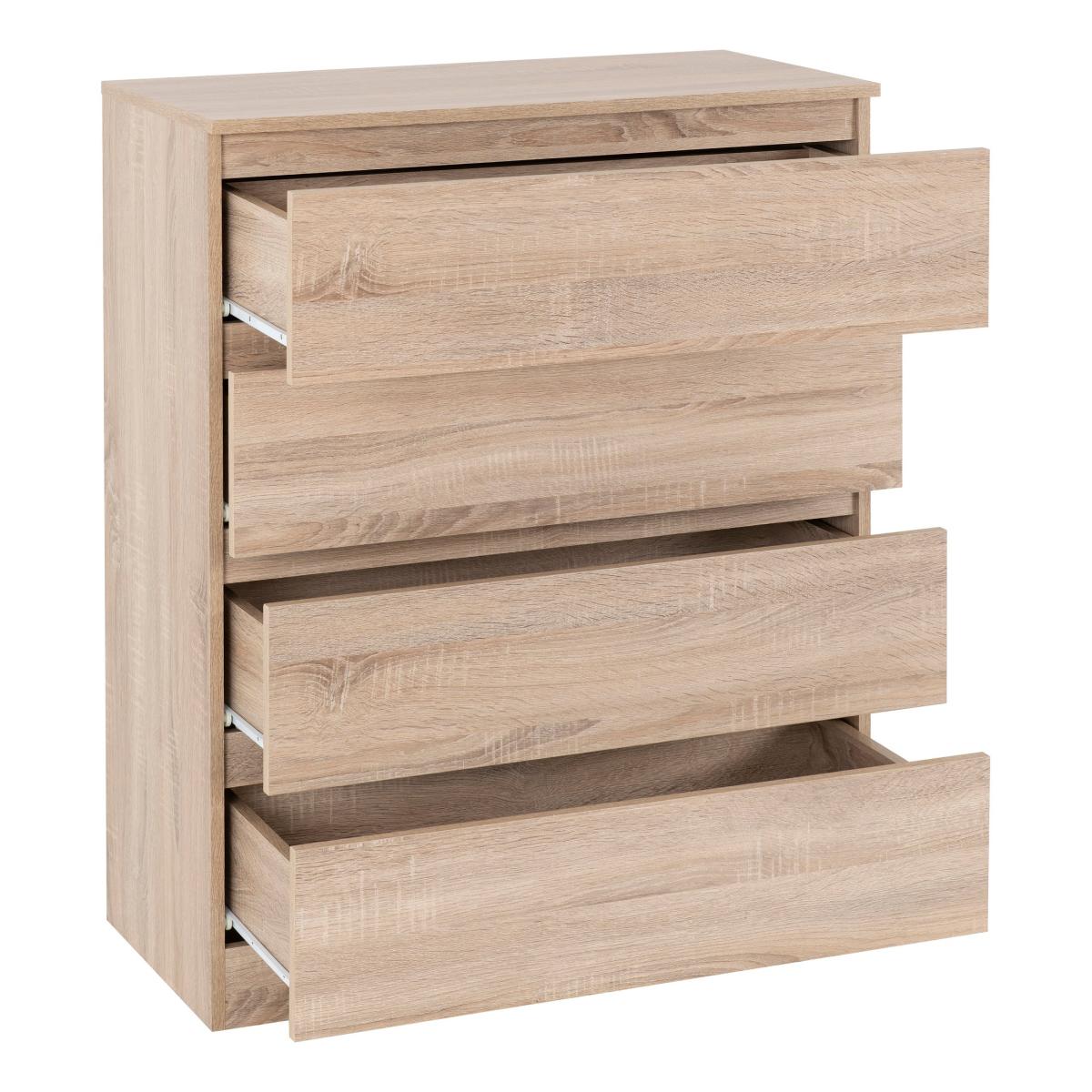 Walker Trio Bedroom Furniture Set Oak – image 6
