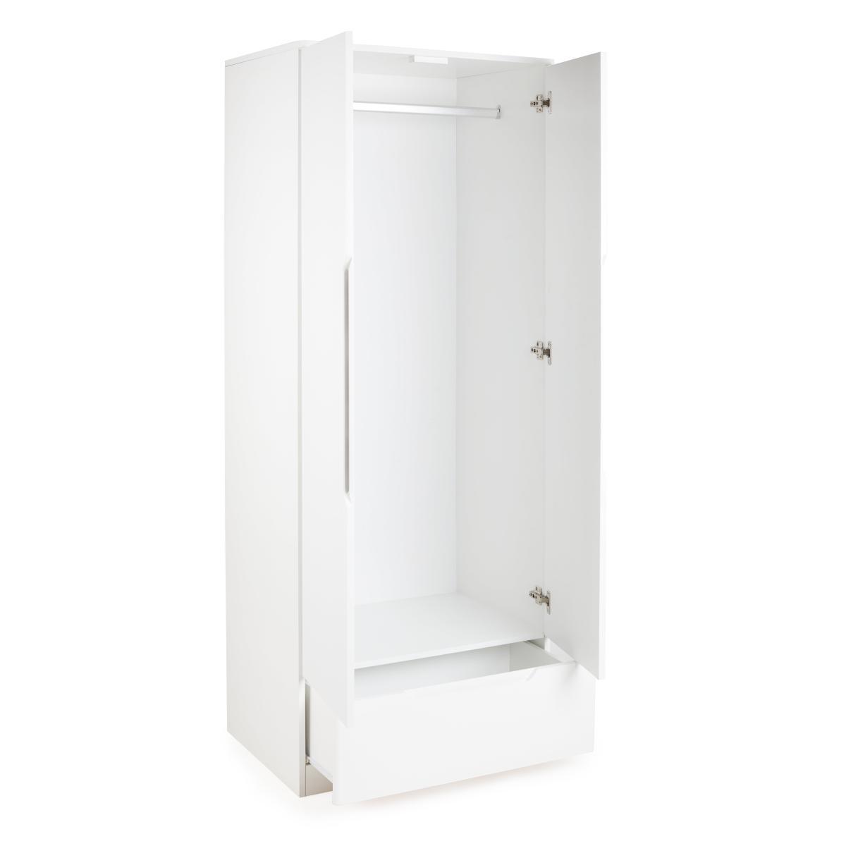 Larson 2 Door Wardrobe White – image 5