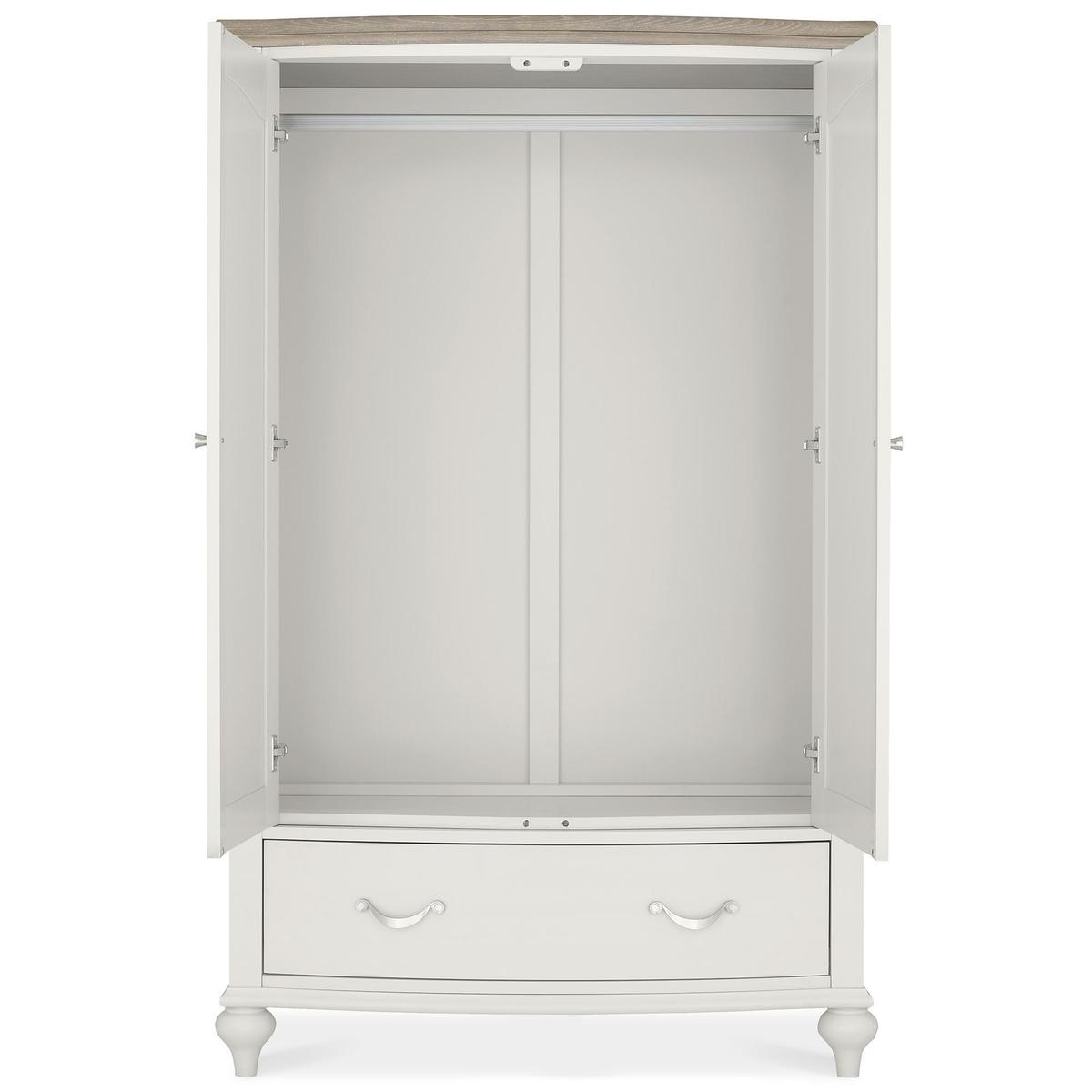 Sophia Grey Double Wardrobe Grey – image 3