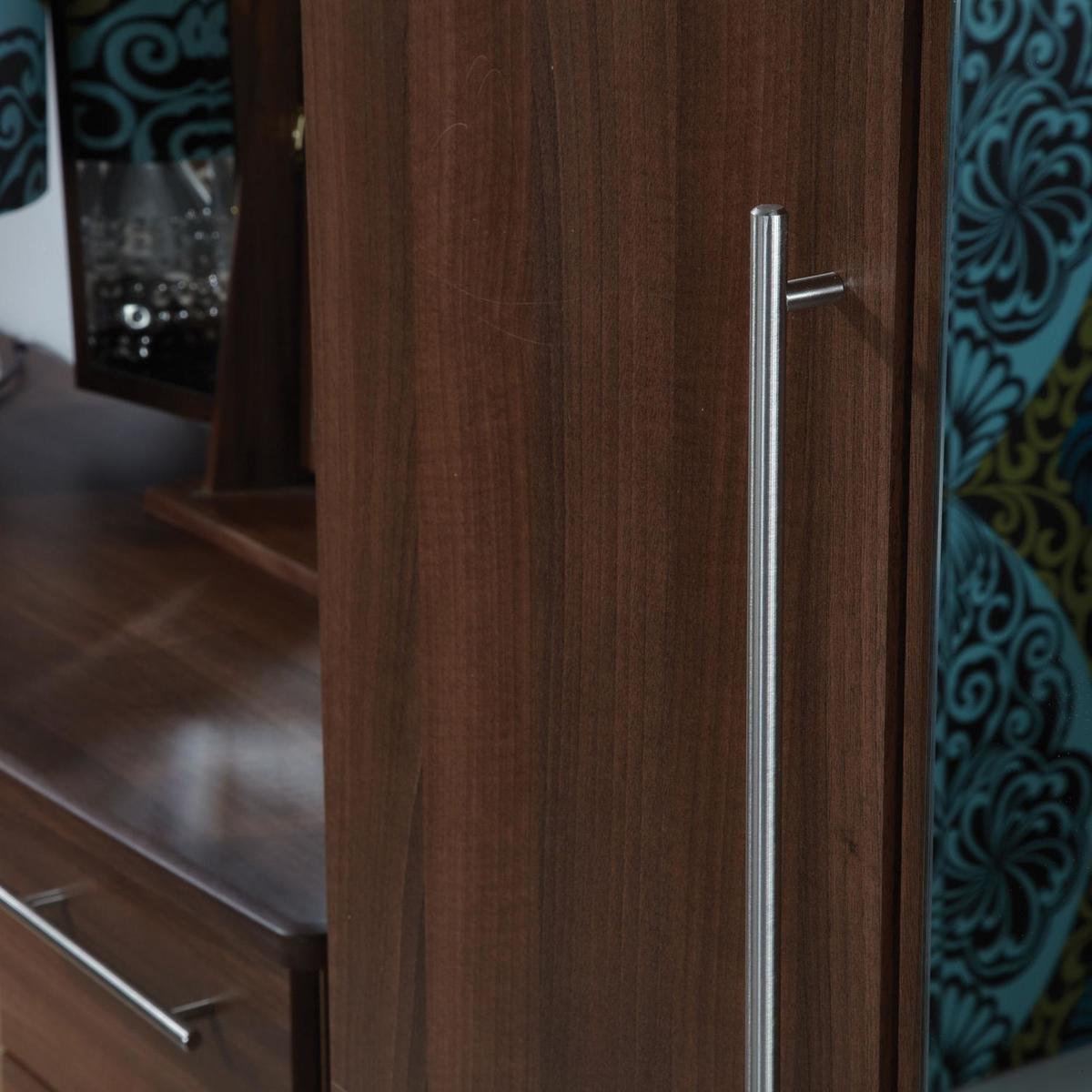 Sherwood 2 Drawer Wardrobe Natural – image 4