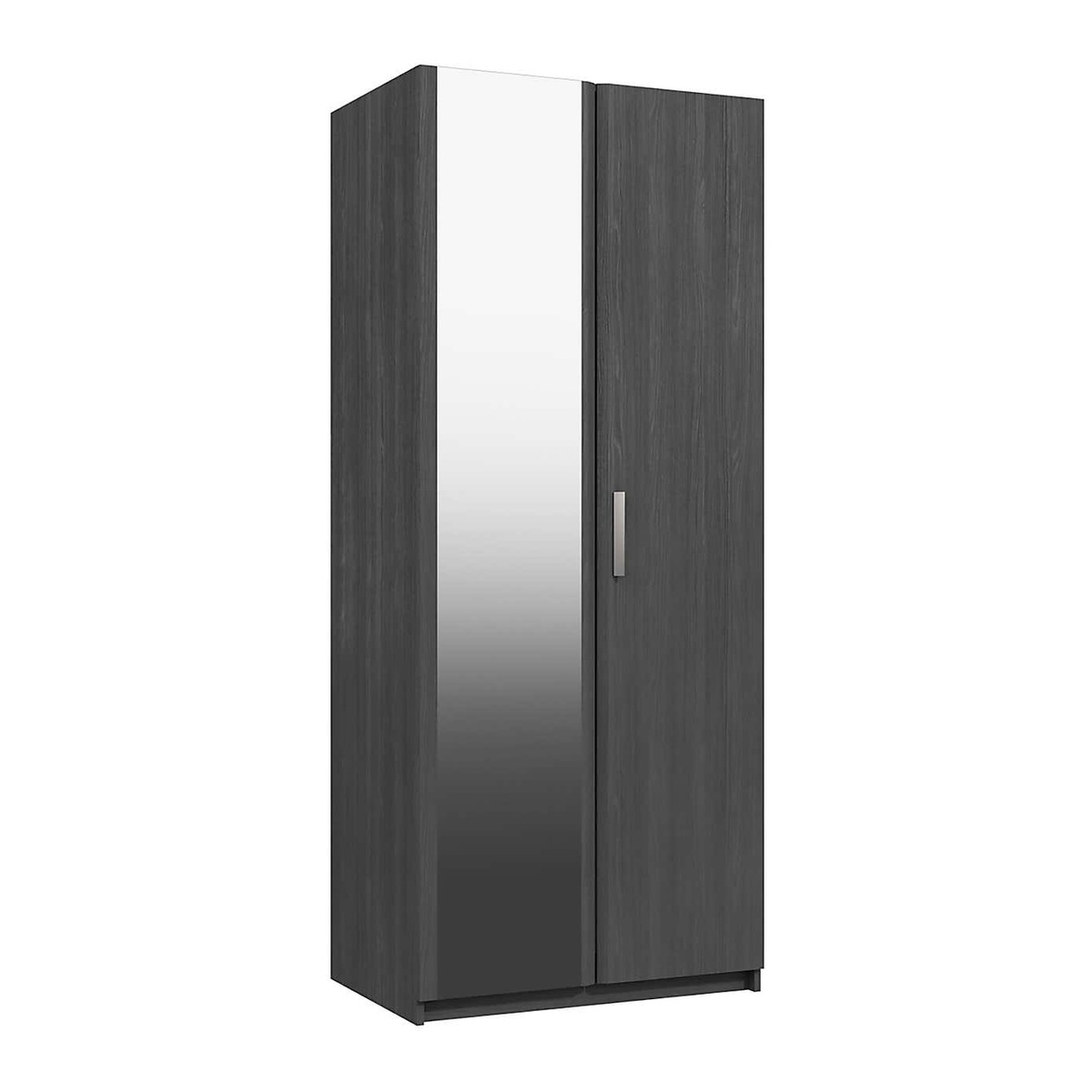 Piper 2 Door Wardrobe Graphite (Grey) – image 2