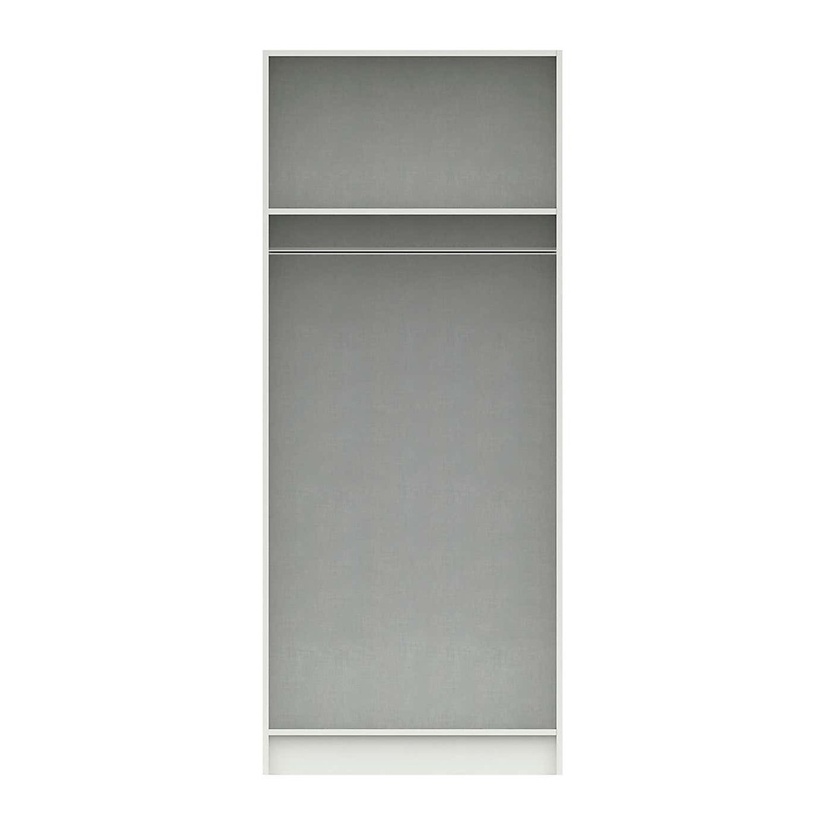 Piper 2 Door Wardrobe Graphite (Grey) – image 4