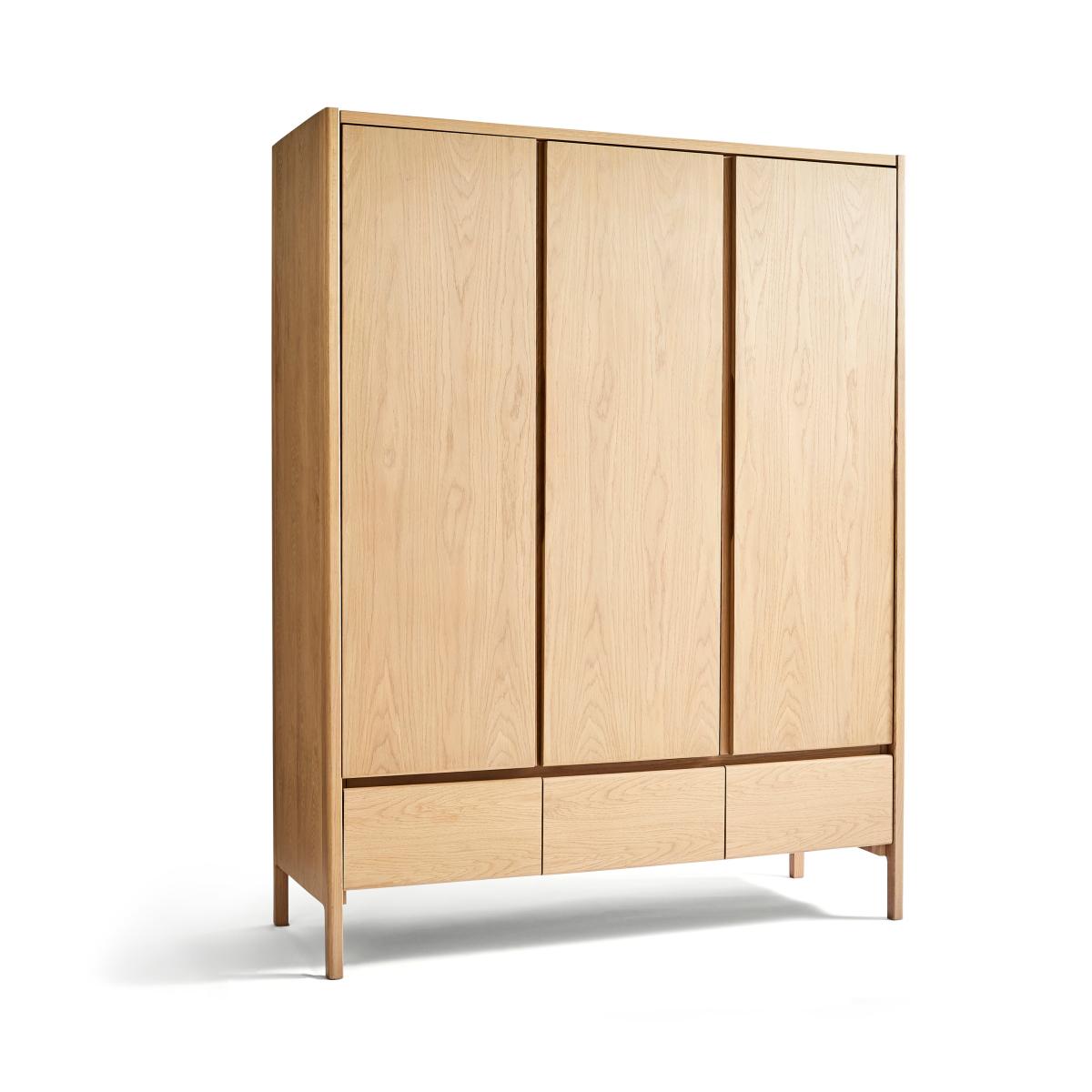 Elements Holmes Triple Wardrobe, Oak Oak – image 5