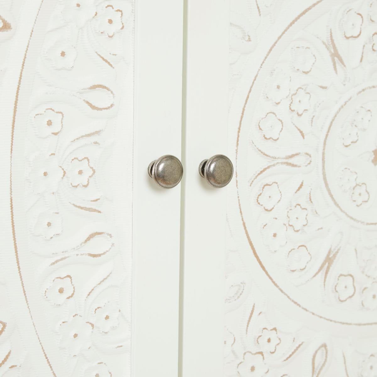 Samira White Triple Wardrobe White – image 7