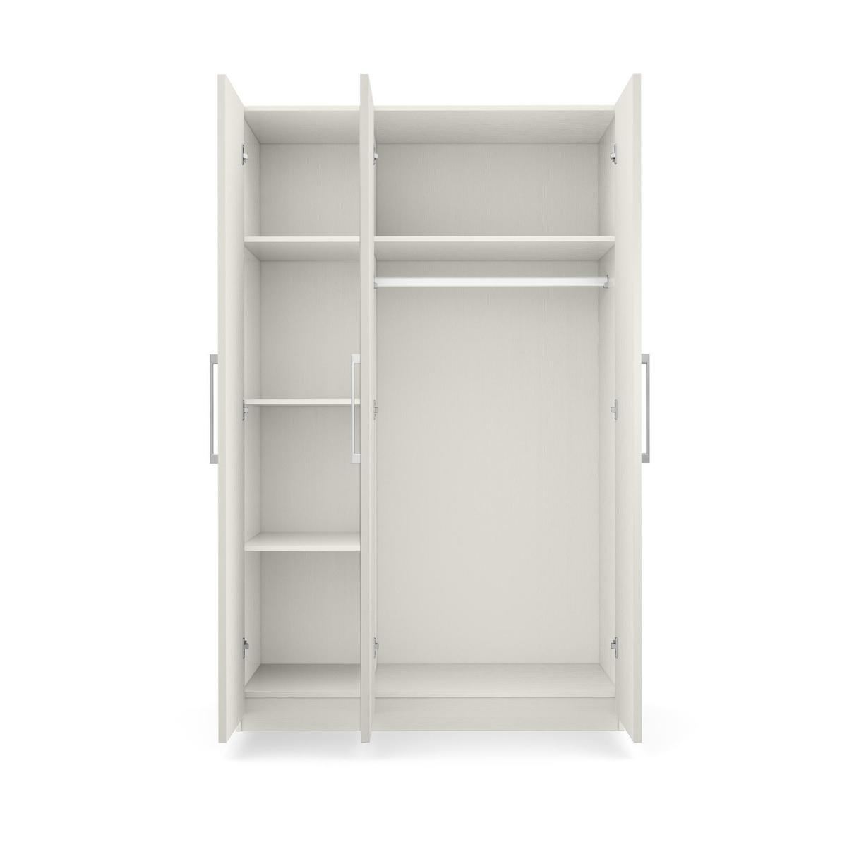 Minnesota Grey Oak 3 Door Mirrored Wardrobe Grey – image 2