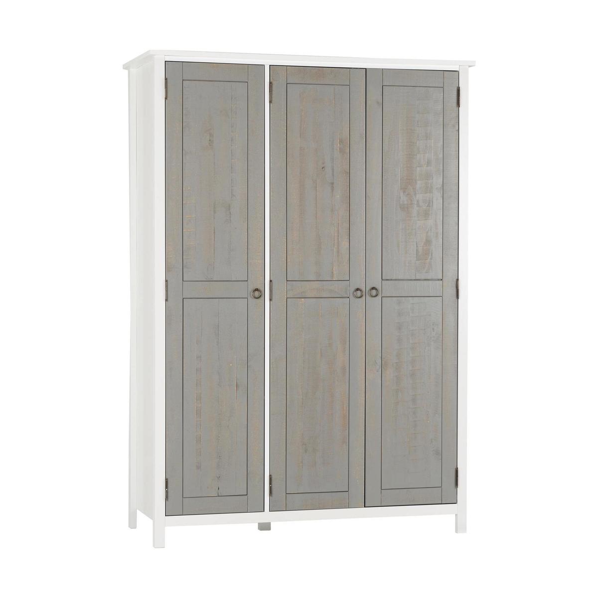 Vermount Triple Wardrobe White – image 2