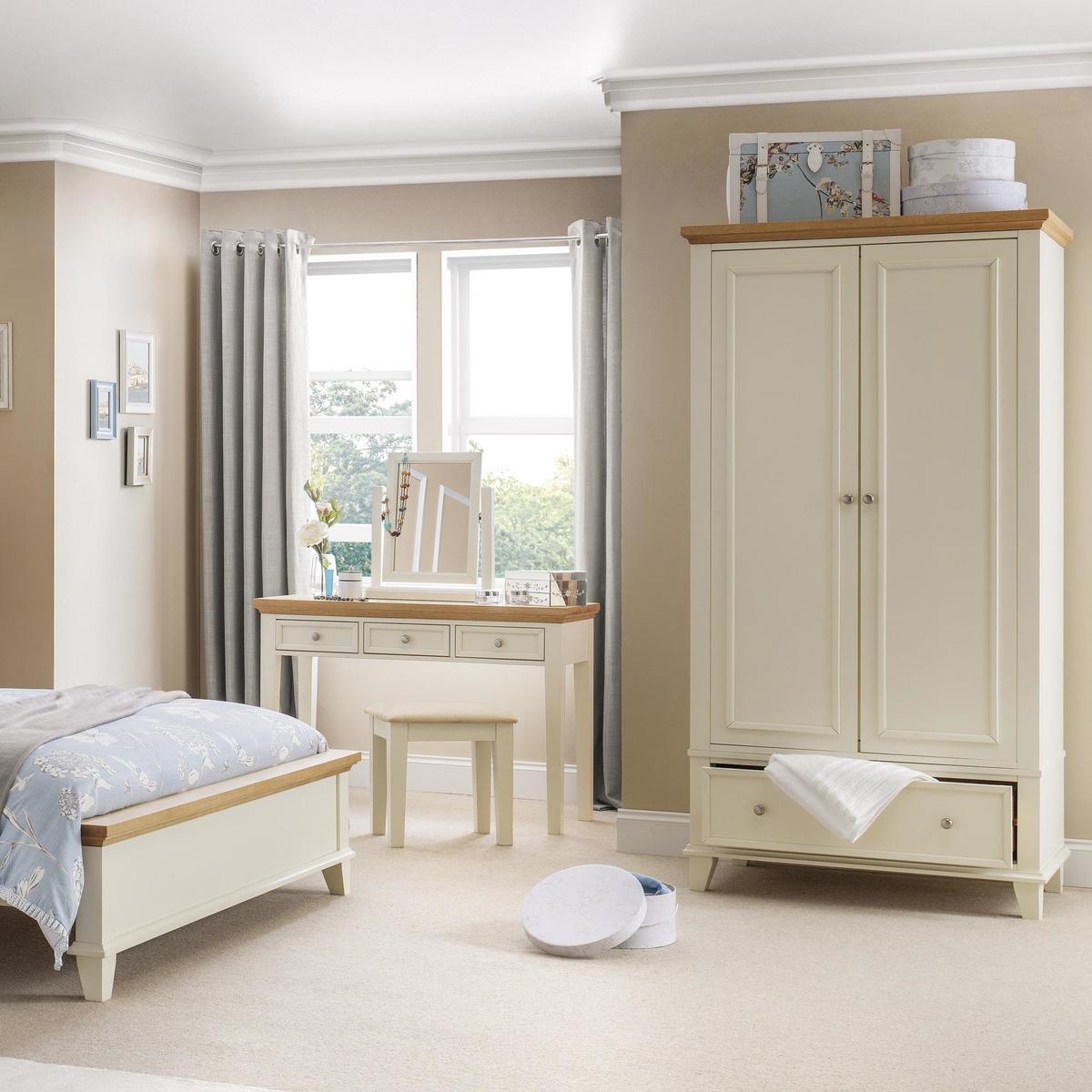 Portland Combination Wardrobe White – image 2