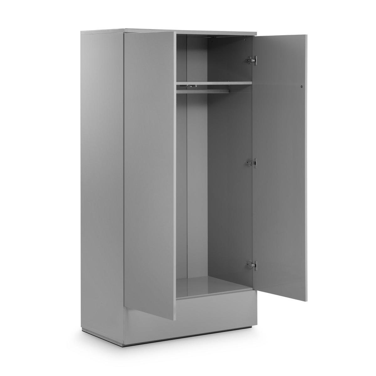 Monaco Double Wardrobe Grey – image 4