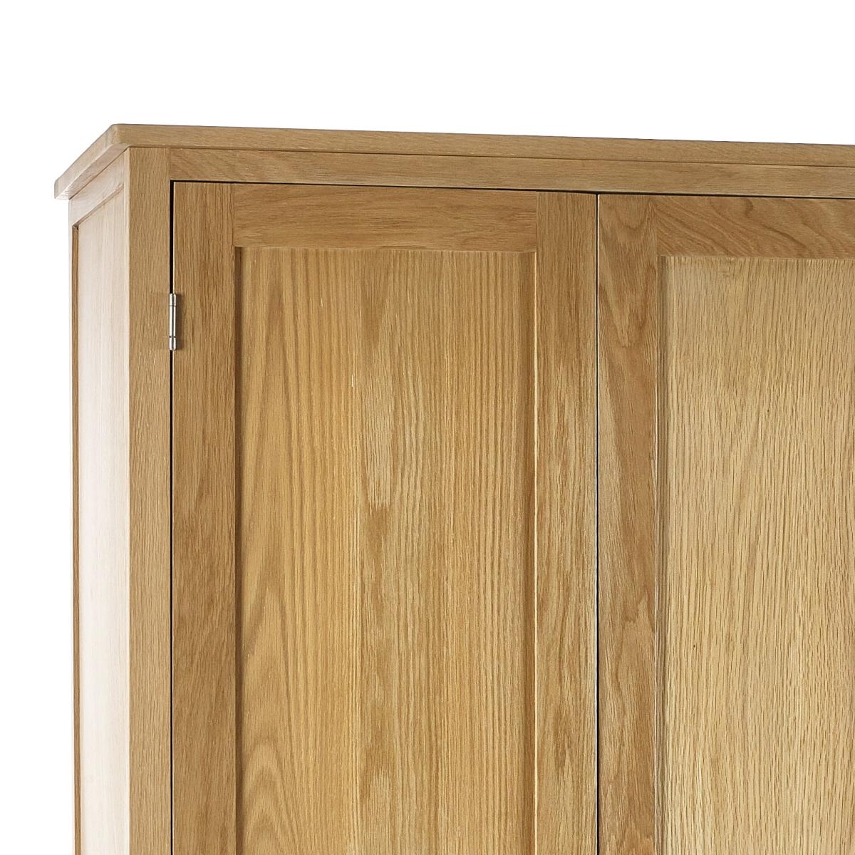 Jenkins 3 Door Wardrobe, Oak Oak – image 3