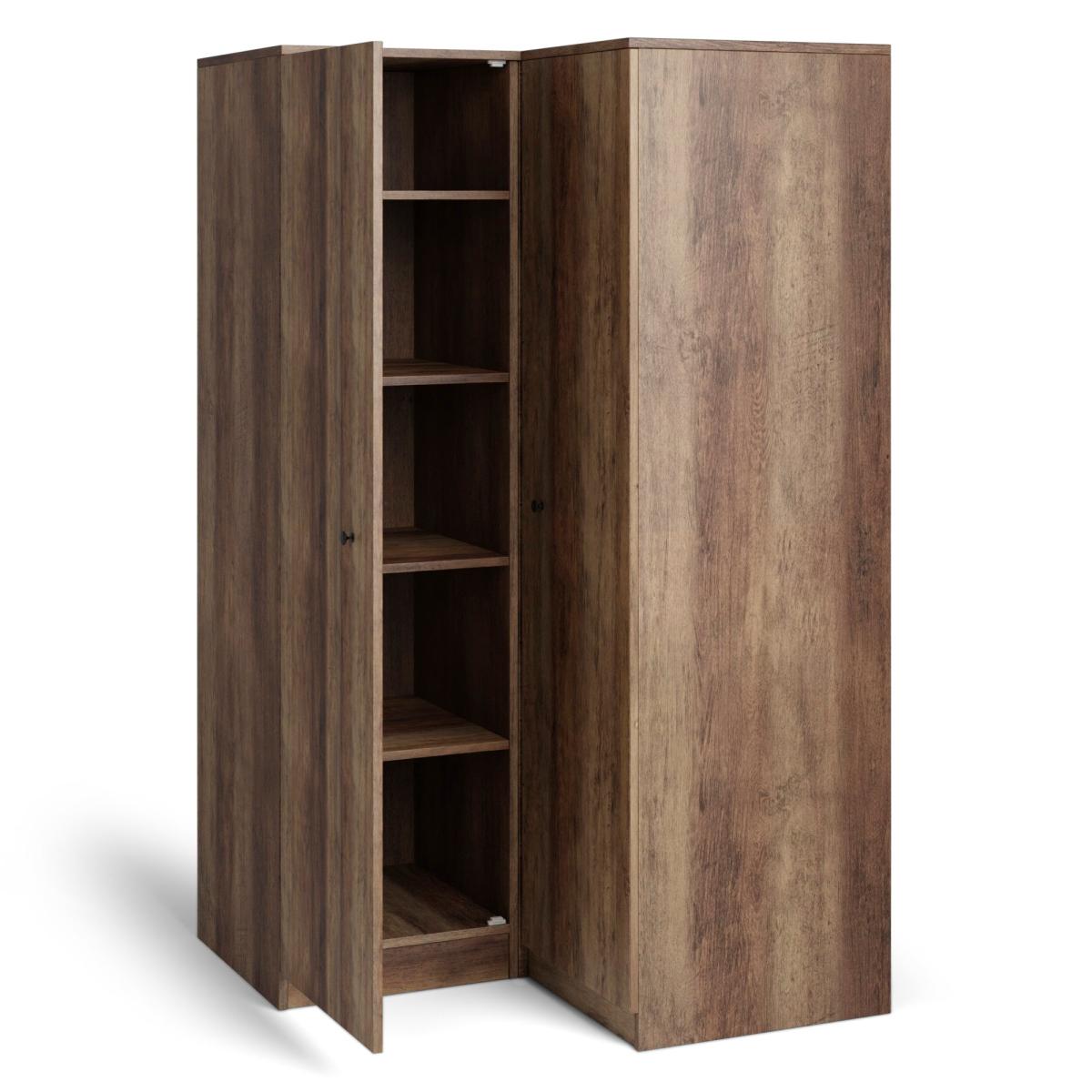 Fulton Corner Wardrobe Brown – image 5