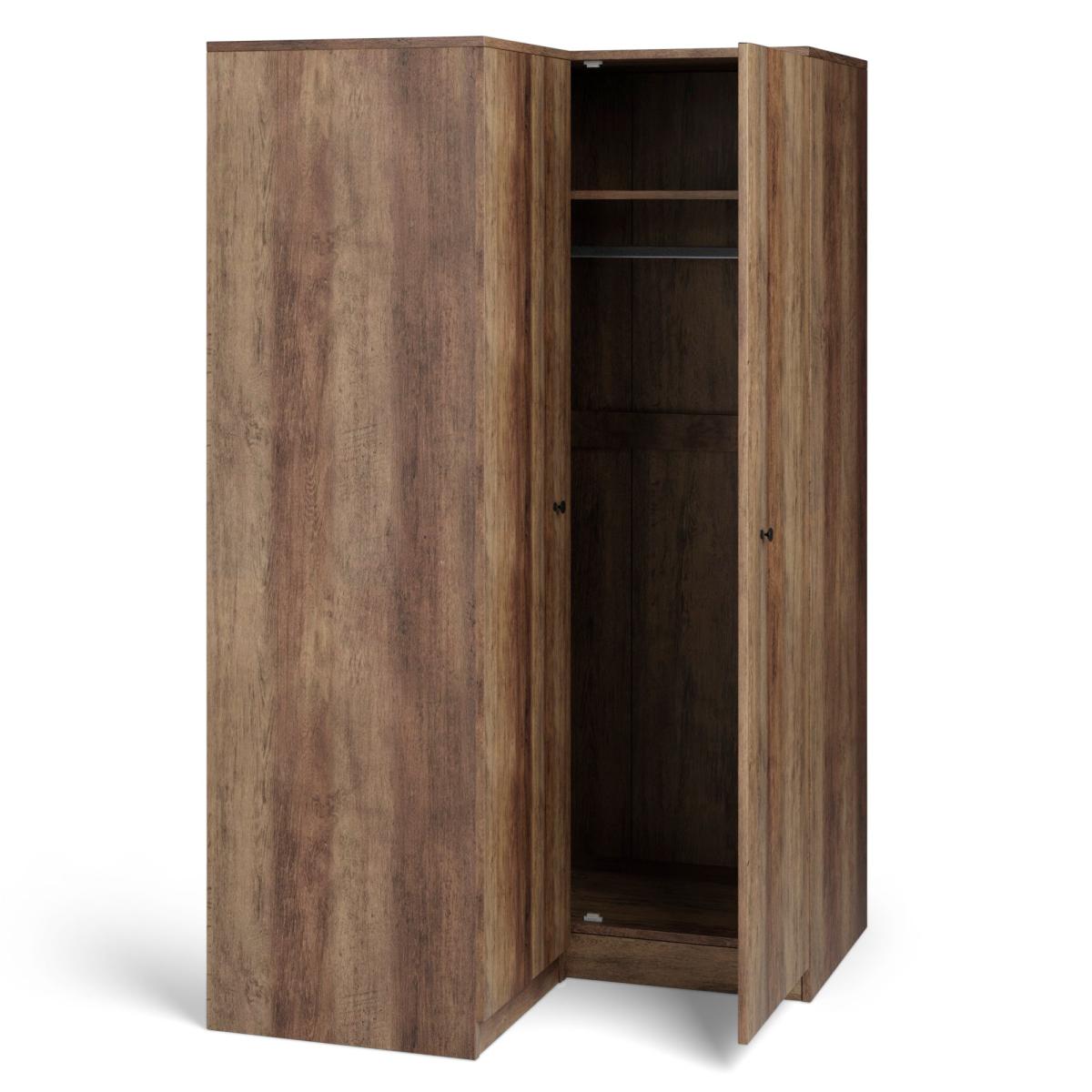 Fulton Corner Wardrobe Brown – image 6