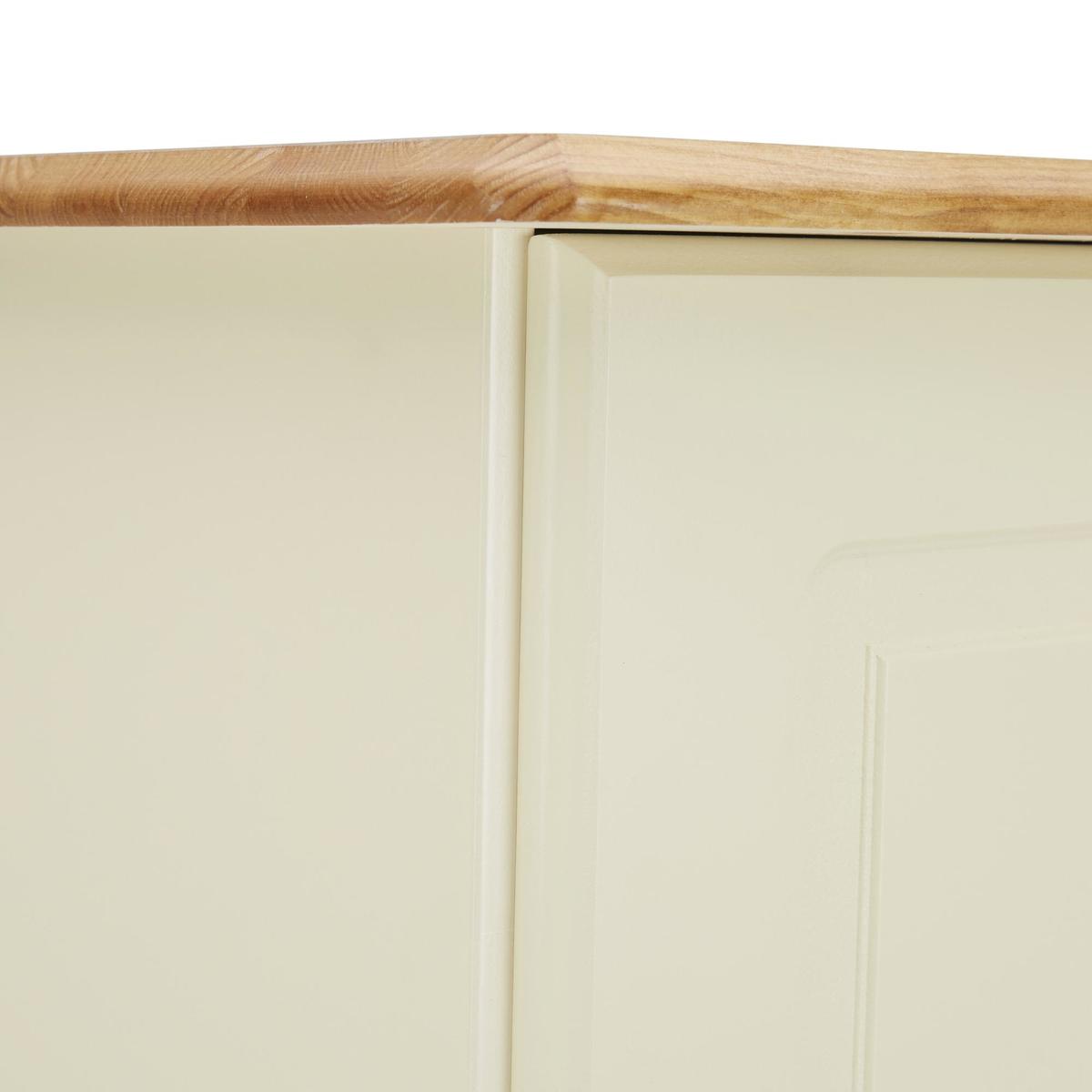 Colburn Cream Wide 2 Door 2 Drawer Wardrobe Natural/Cream – image 7