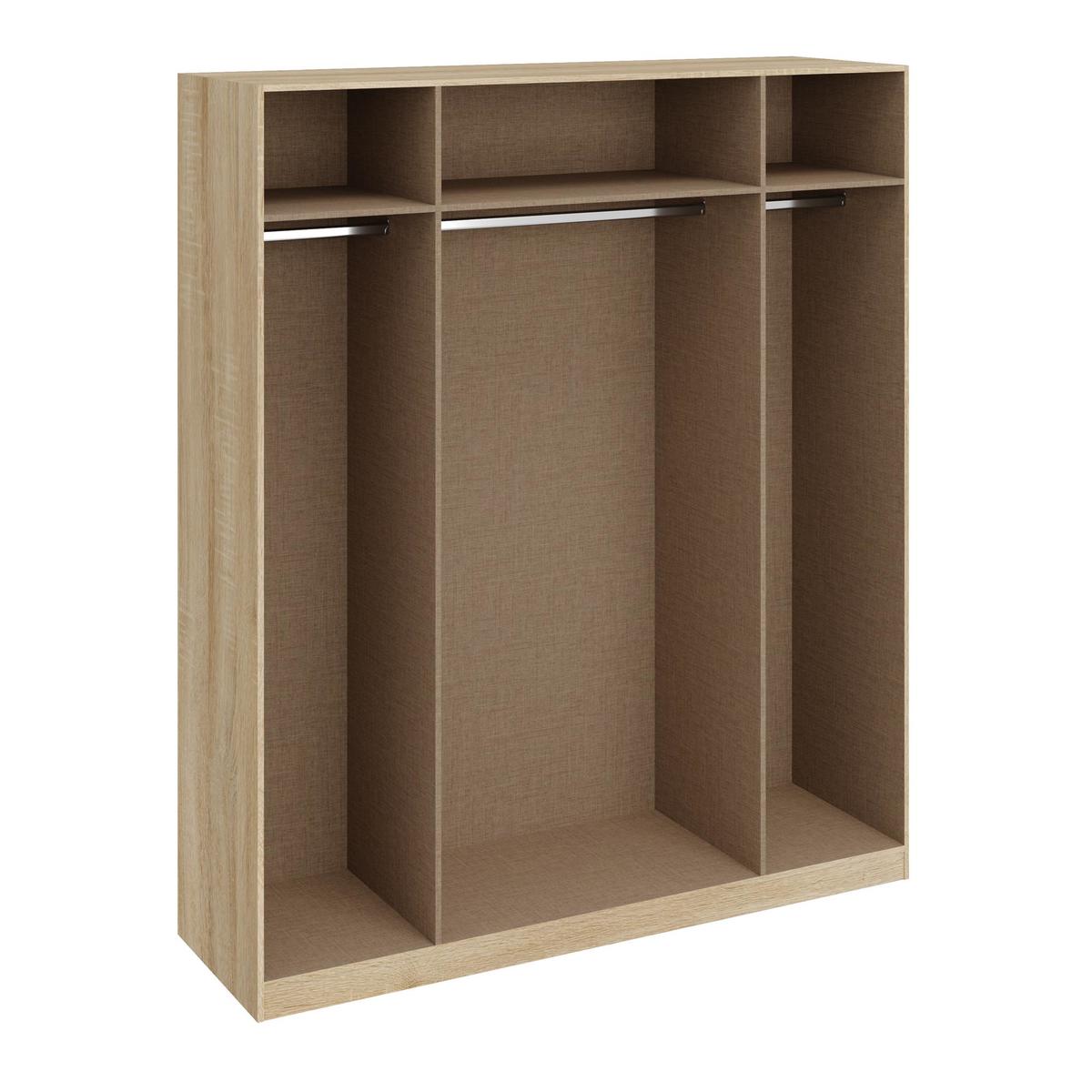 Genoa 4 Door Wardrobe Grey – image 6