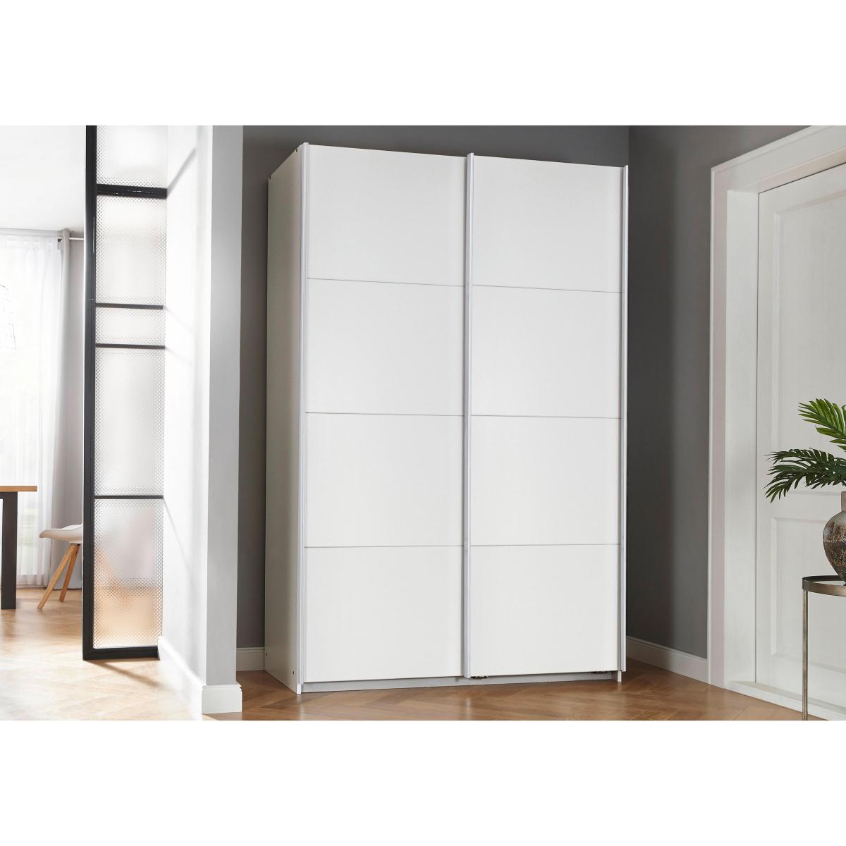 Rauch - Lima 136cm 2 Door Sliding Wardrobe with Decor Front 210cm Tall – image 2