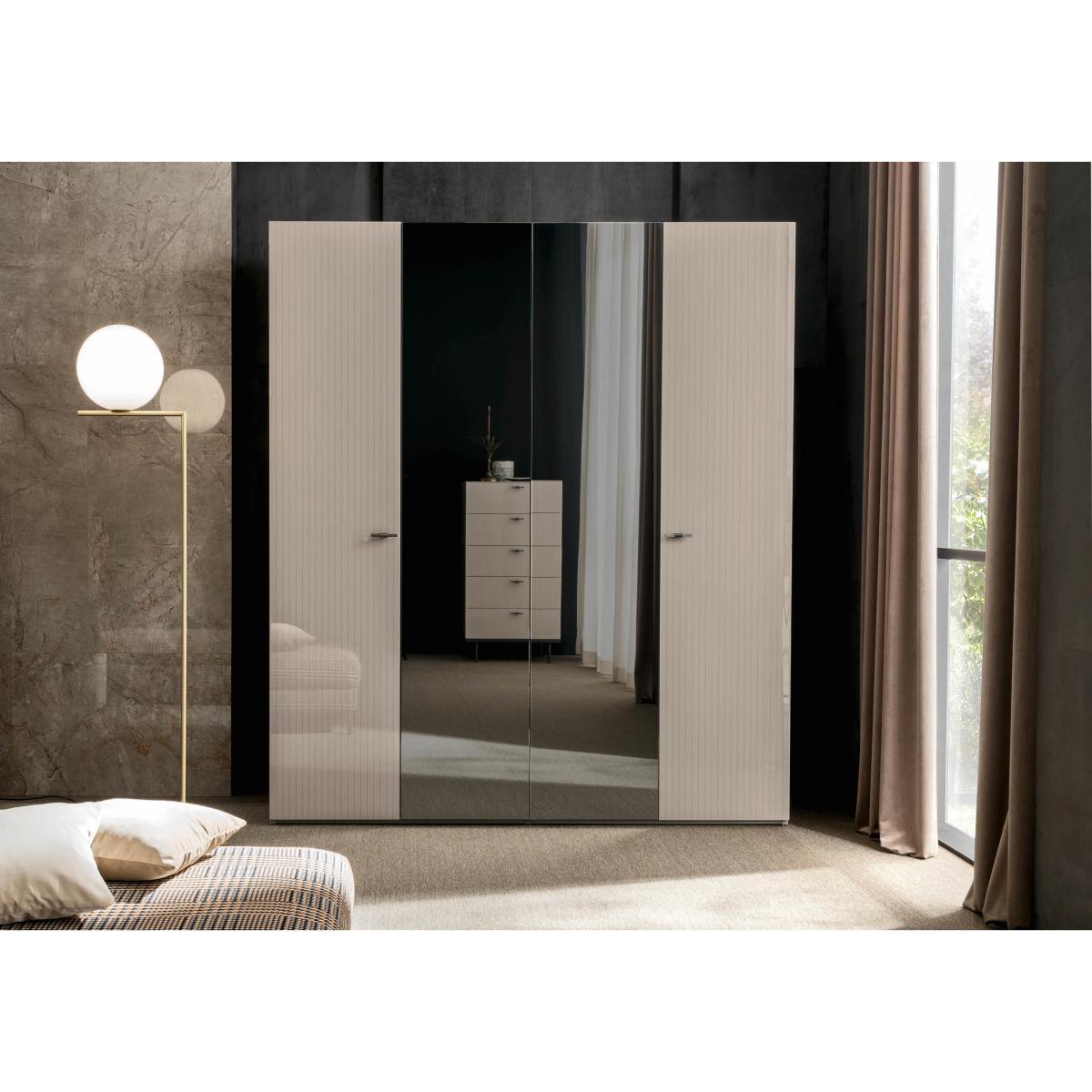 ALF - Livia 4 Door Wardrobe with Mirrors – image 2