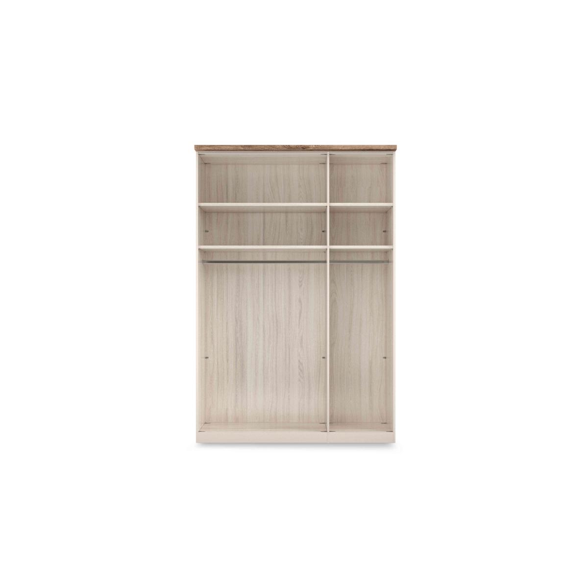 Wiemann - Adeline 3 Door Hinged Wardrobe with Centre Mirror - Champagne – image 4