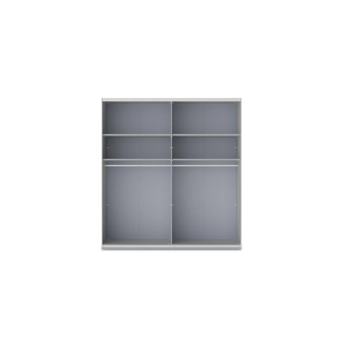 Instinct 200cm 2 Door Sliding Wardrobe with 1 Matt Finish Door and 1 Mirror Door with LED Lighting - Bedroom Furniture - In Time for Christmas – image 4