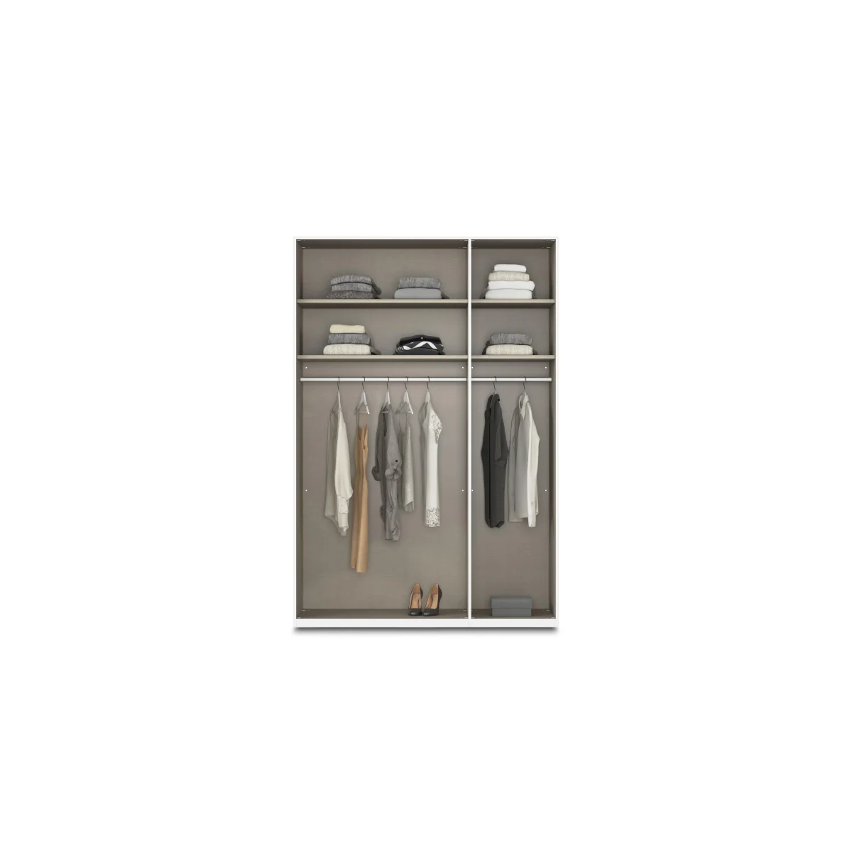 Rauch - Cadre 151cm 3 Door Hinged Wardrobe - Sonoma Oak – image 3