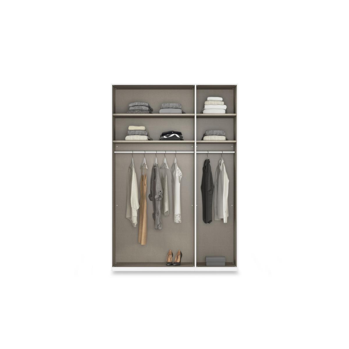 Rauch - Dante 151cm 3 Door Hinged Décor Wardrobe - Champagne – image 3
