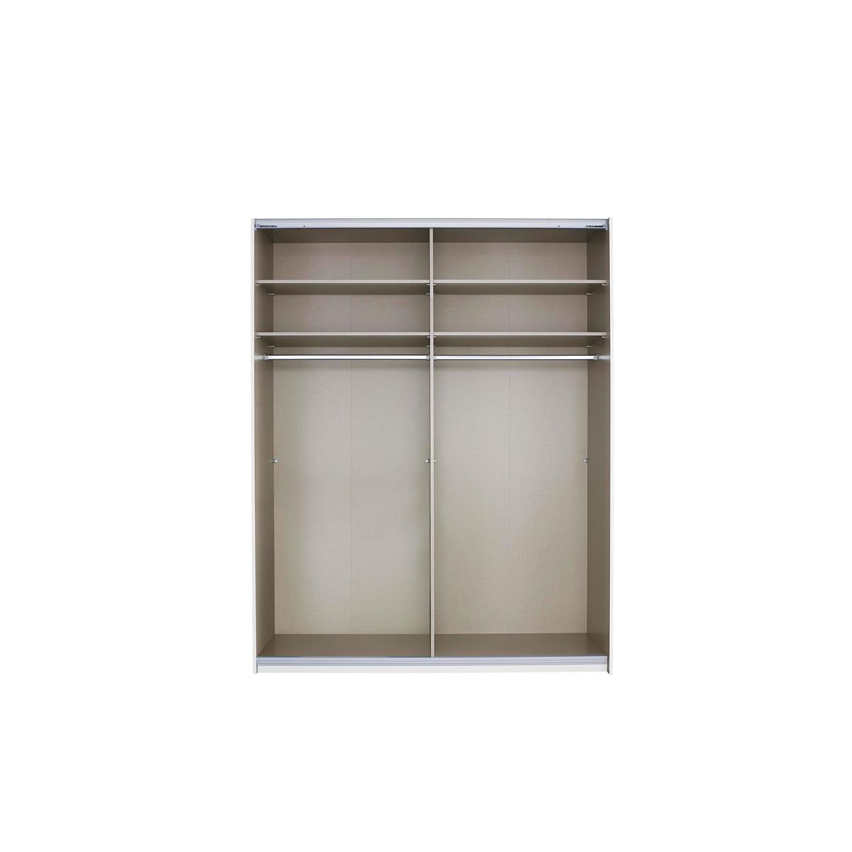 Rauch - Formes Glass 2 Door Slider Wardrobe - White – image 2