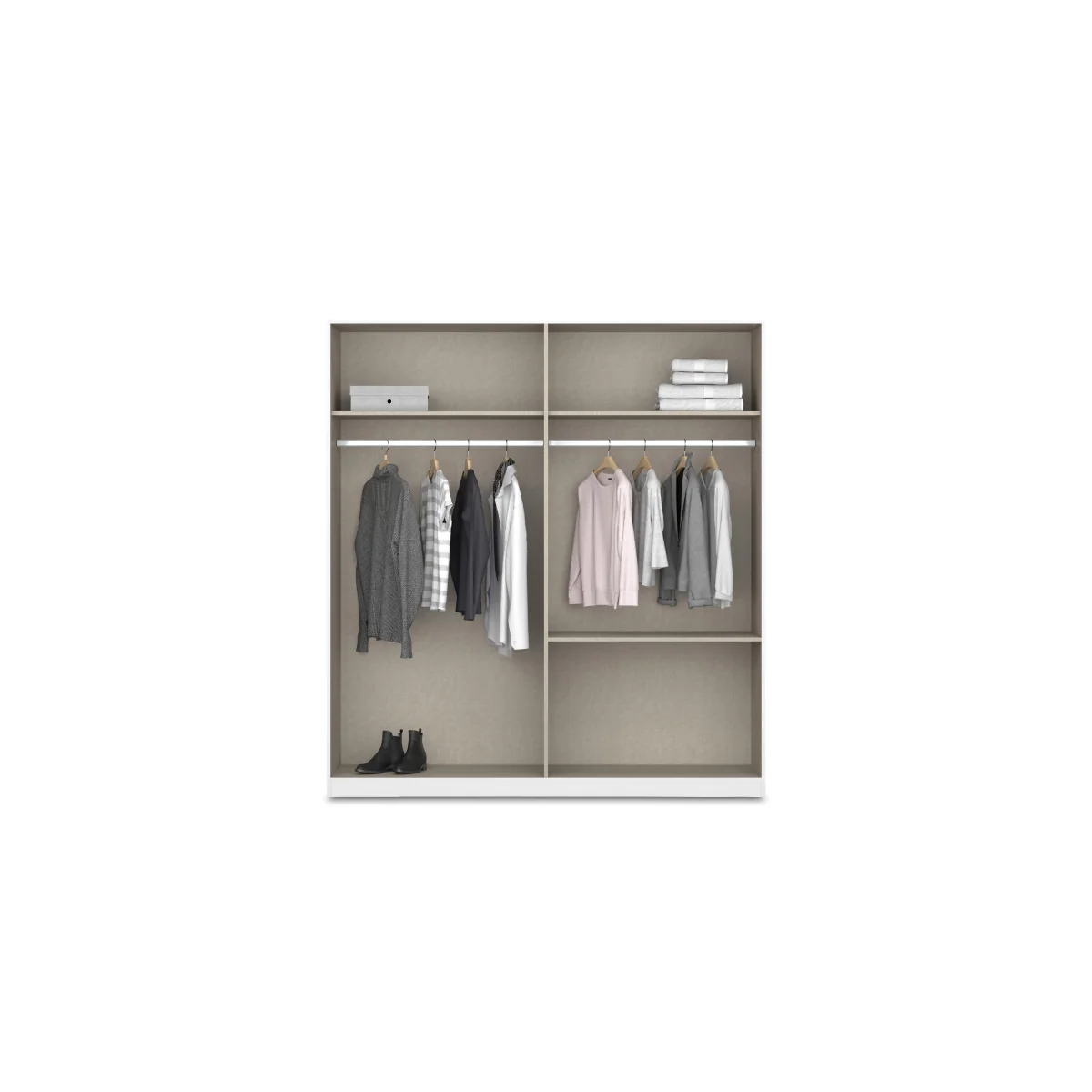 Rauch - Flavia 181cm 4 Door Decor Combi Hinged Wardrobe – image 3