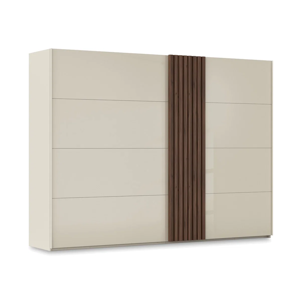 Rauch - Estella 301cm 2 Door Glass Sliding Wardrobe - Bedroom Furniture - In Time for Christmas – image 1