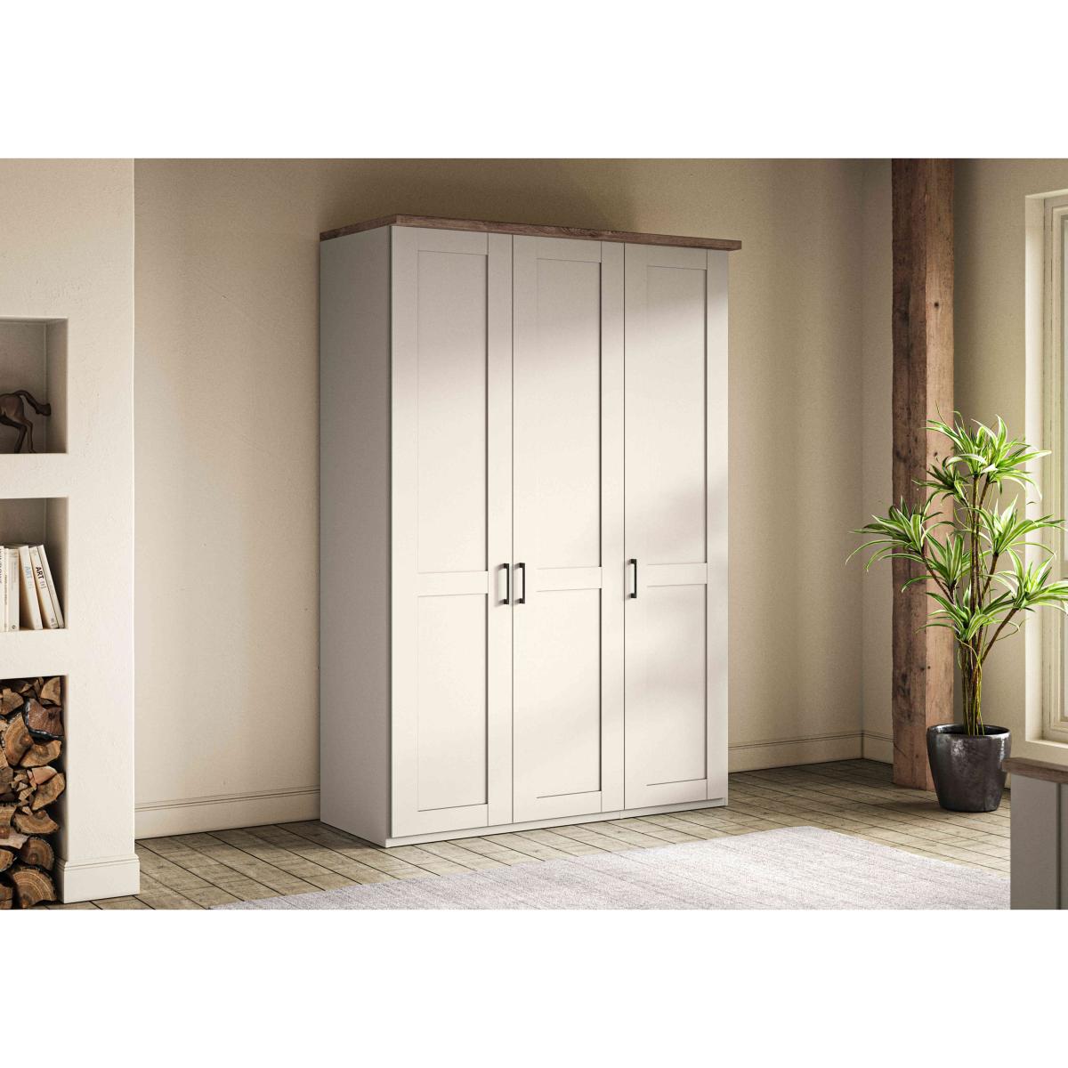 Wiemann - Adeline 3 Door Hinged Wardrobe - Champagne – image 2