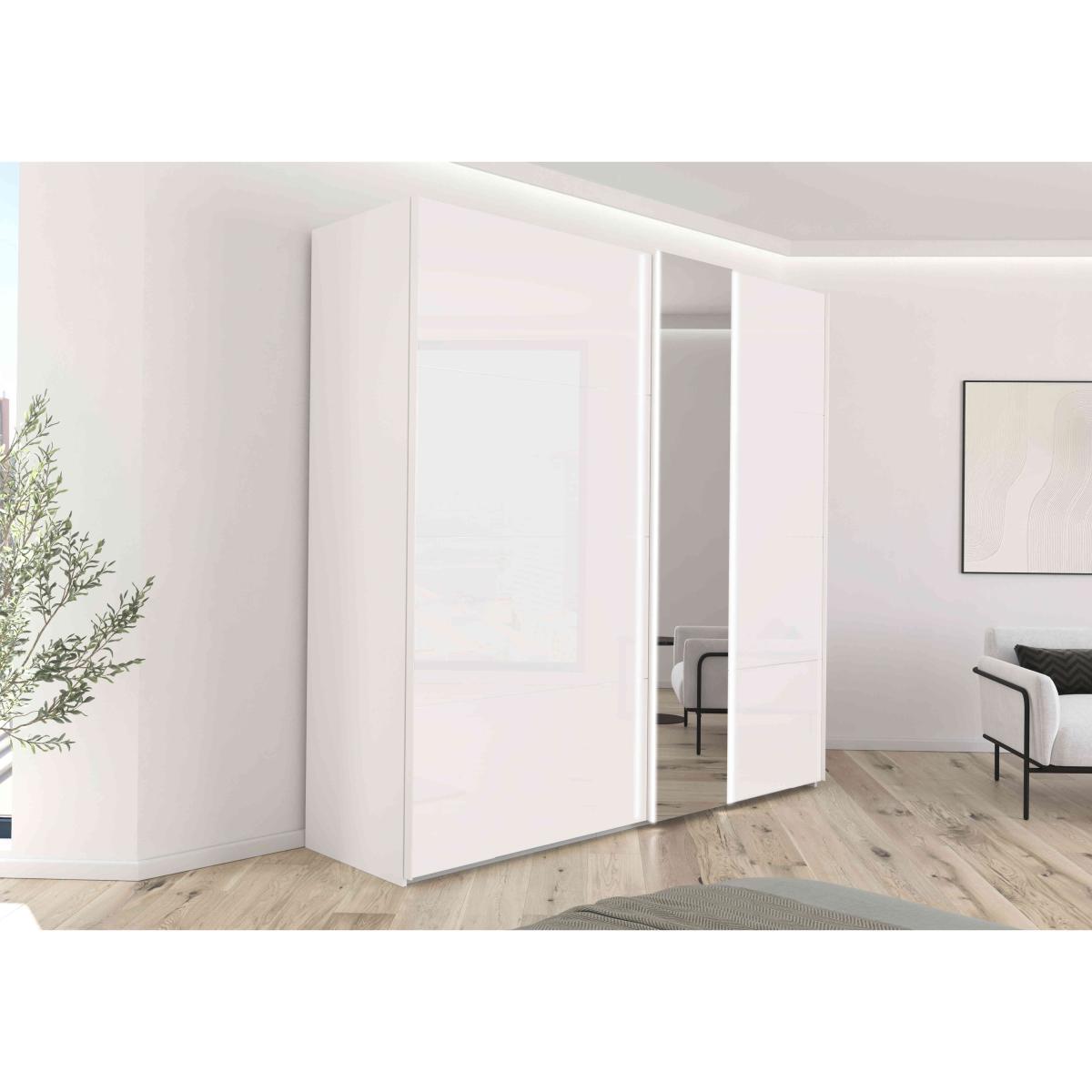 Rauch - Cairns 226cm 2 Door Sliding Wardrobe with Lights - Champagne – image 2