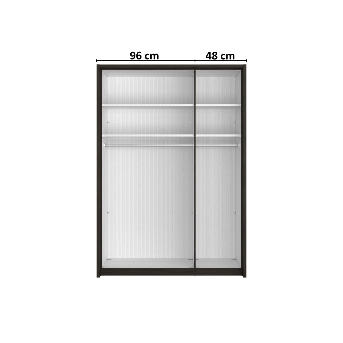 Wiemann - Pacifica 2 156cm 3 Door Bifold Wardrobe - Pebble Grey – image 4