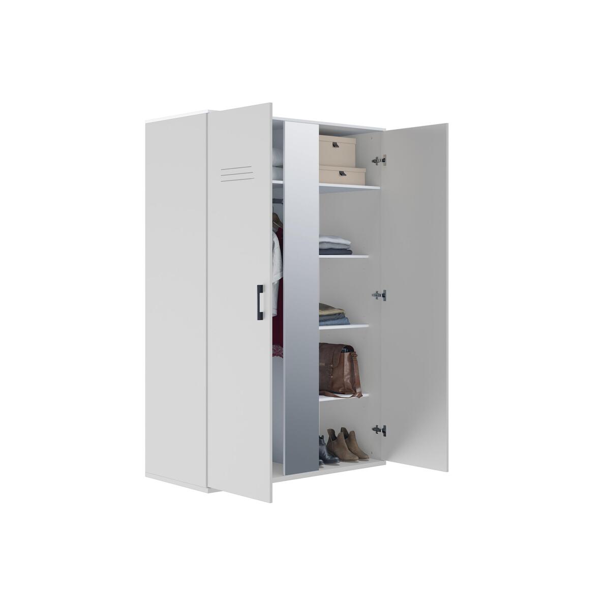 Eli 2 Door Wardrobe - Grey – image 3