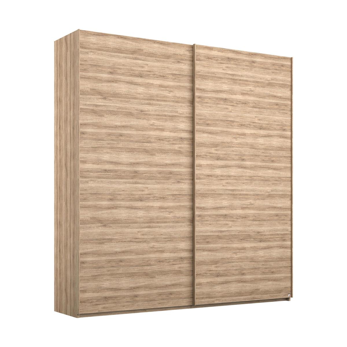 Rauch - Formes Decor 2 Door Slider Wardrobe - Brown