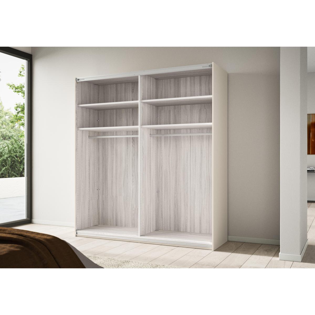 Wiemann - Tullio 200cm 2 Door Sliding Wardrobe with Mirrors - Champagne – image 3