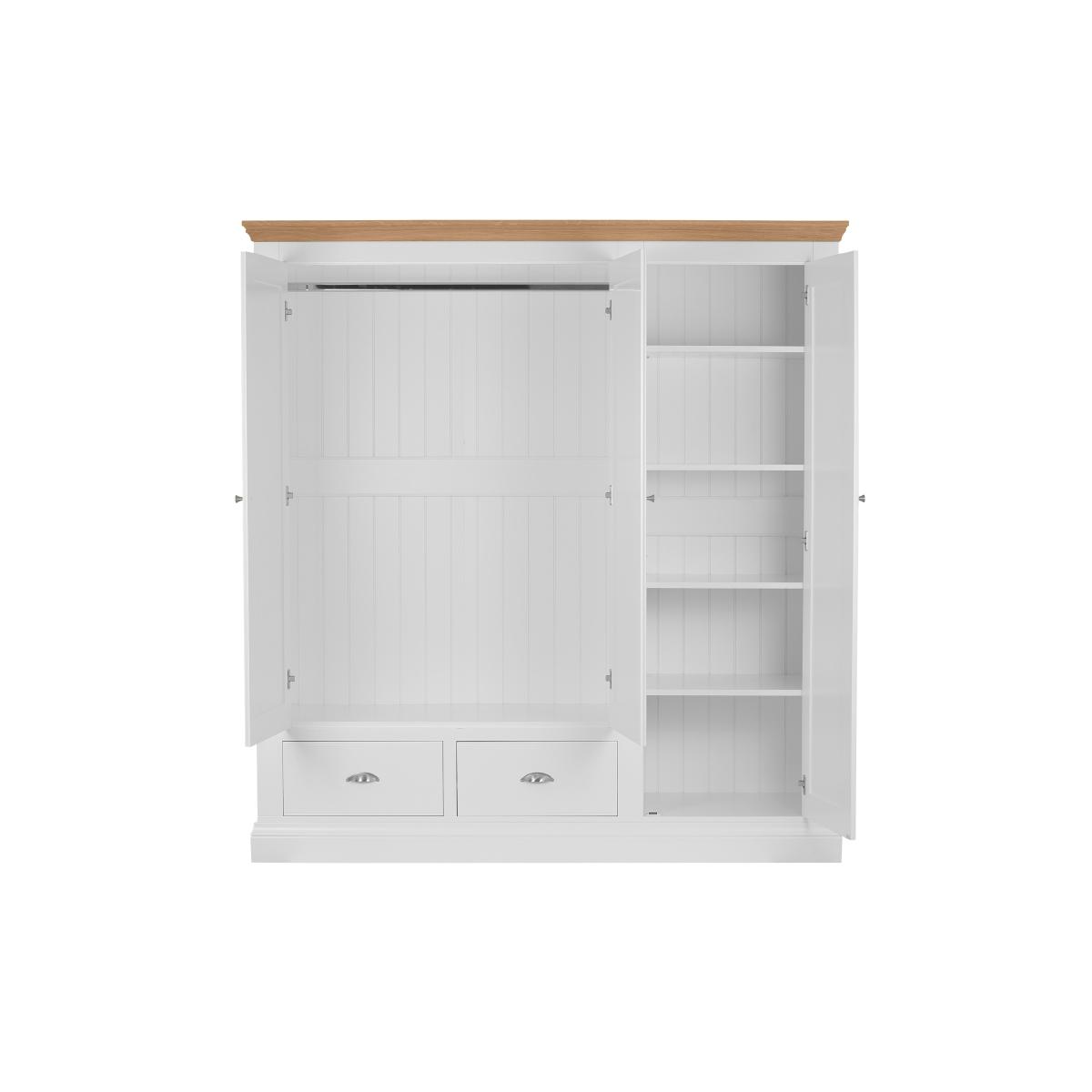 Ottaway Bespoke 3 Door 2 Drawer Wardrobe - Grey – image 3