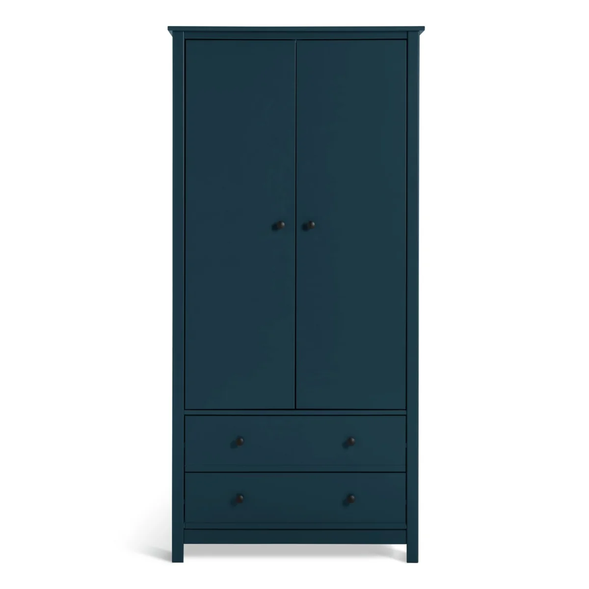 Habitat Brooklyn 2 Door 2 Drawer Wardrobe - Ink Blue – image 5