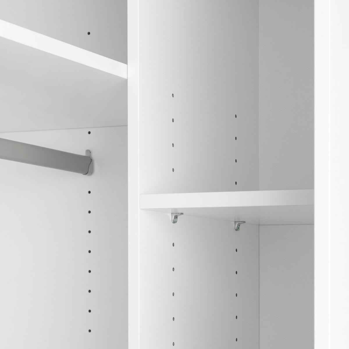 Habitat Munich Panelled Corner 1 Door Wardrobe - White – image 8