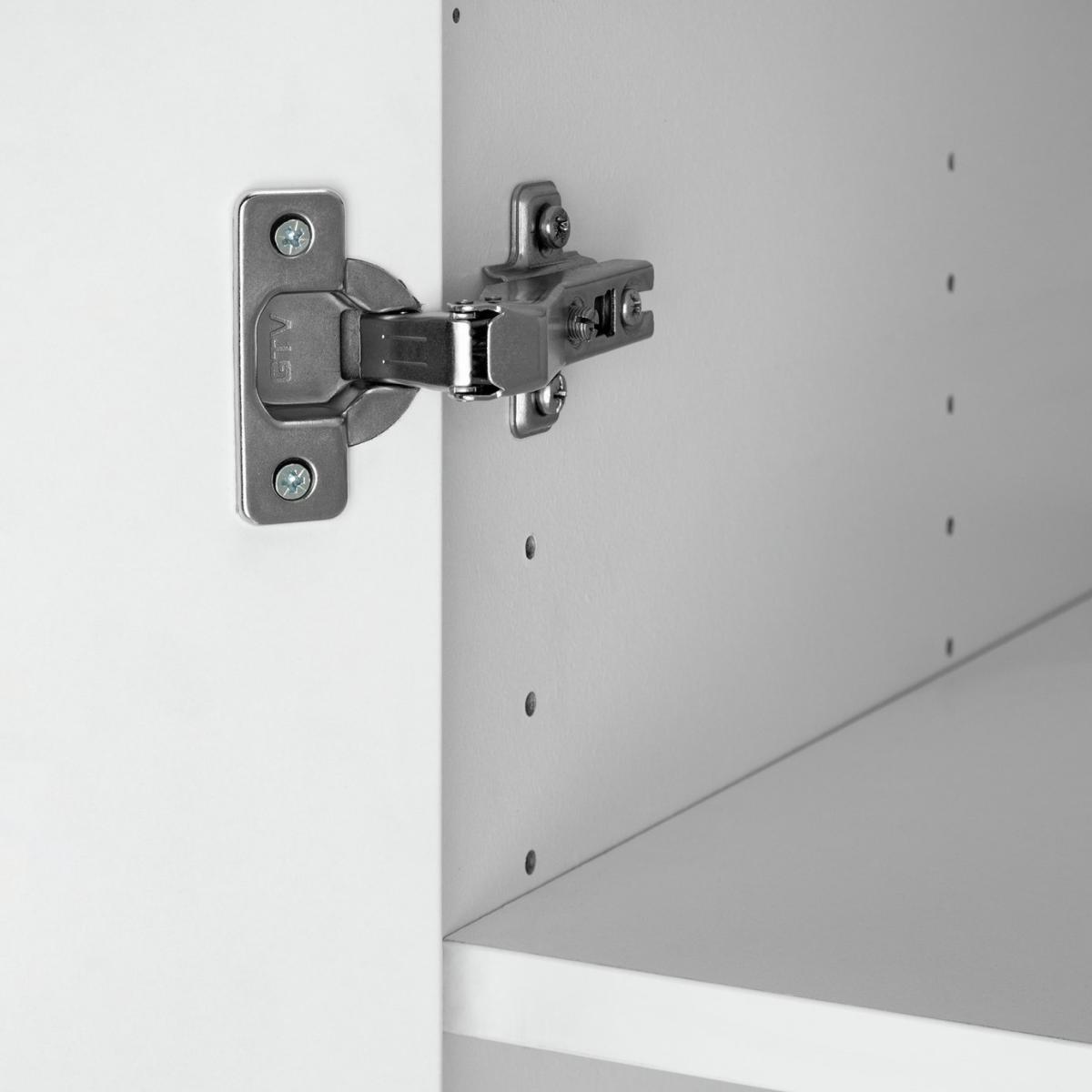 Habitat Munich Panelled Corner 1 Door Wardrobe - White – image 9
