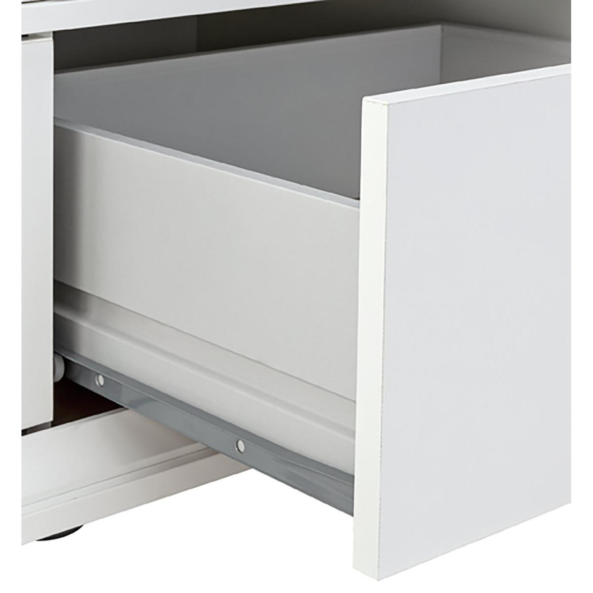Habitat Heathland 3 Door 3 Drawer Mirror Wardrobe - White – image 8
