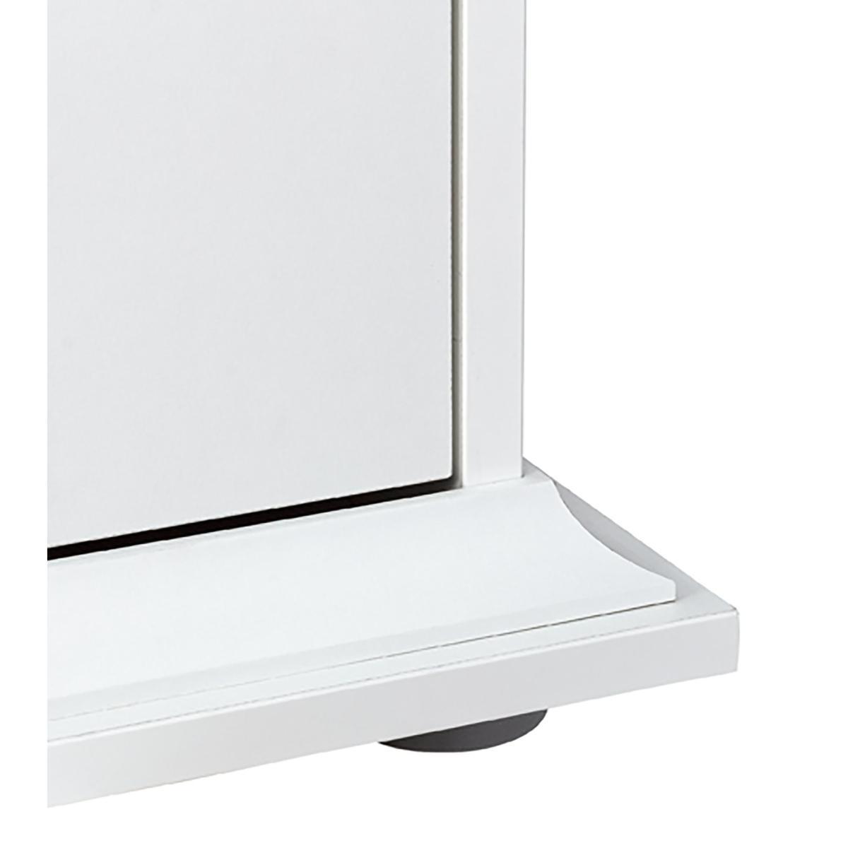 Habitat Heathland 3 Door 3 Drawer Mirror Wardrobe - White – image 9