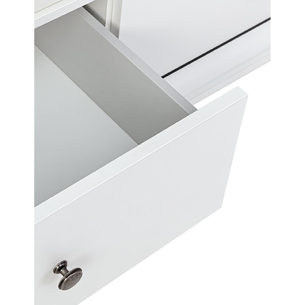 Habitat Heathland 3 Door 3 Drawer Mirror Wardrobe - White – image 10