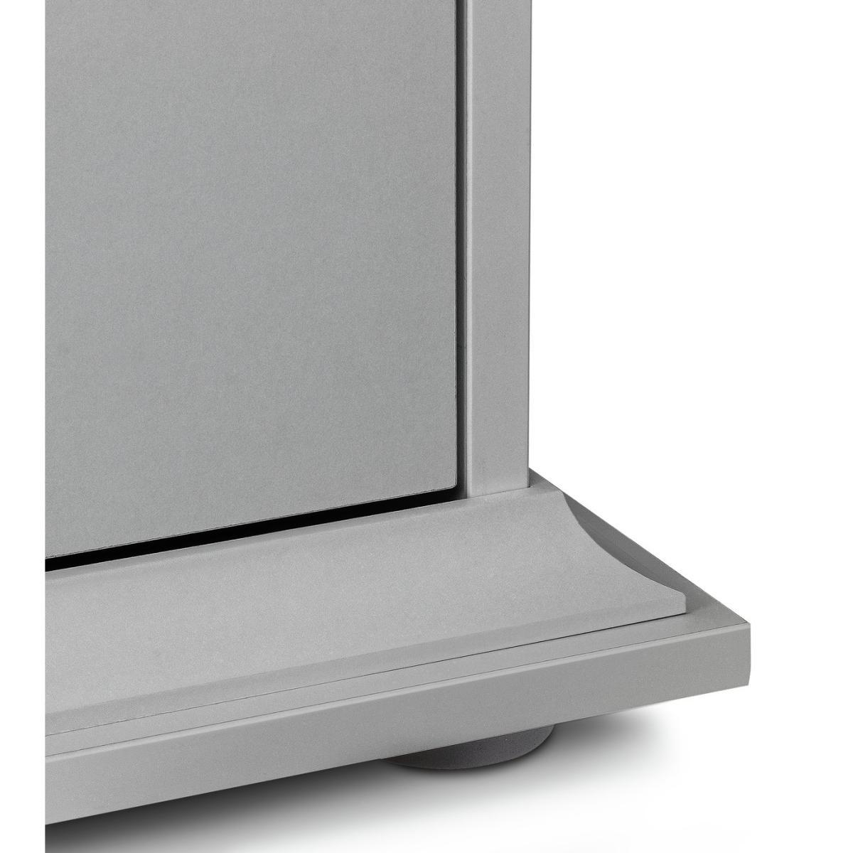 Habitat Heathland 4 Door 2 Drawer Mirror Wardrobe - Grey – image 7