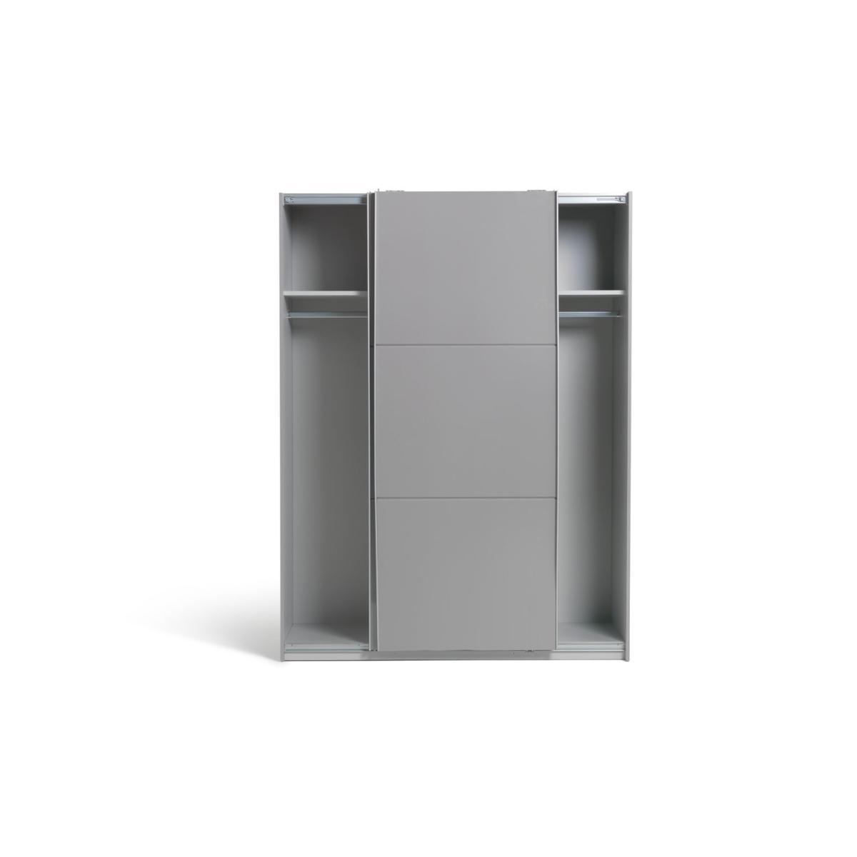 Habitat Holsted Gloss Medium Sliding Wardrobe - Grey – image 3