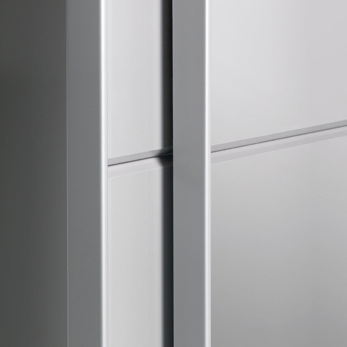 Habitat Holsted Gloss Medium Sliding Wardrobe - Grey – image 6
