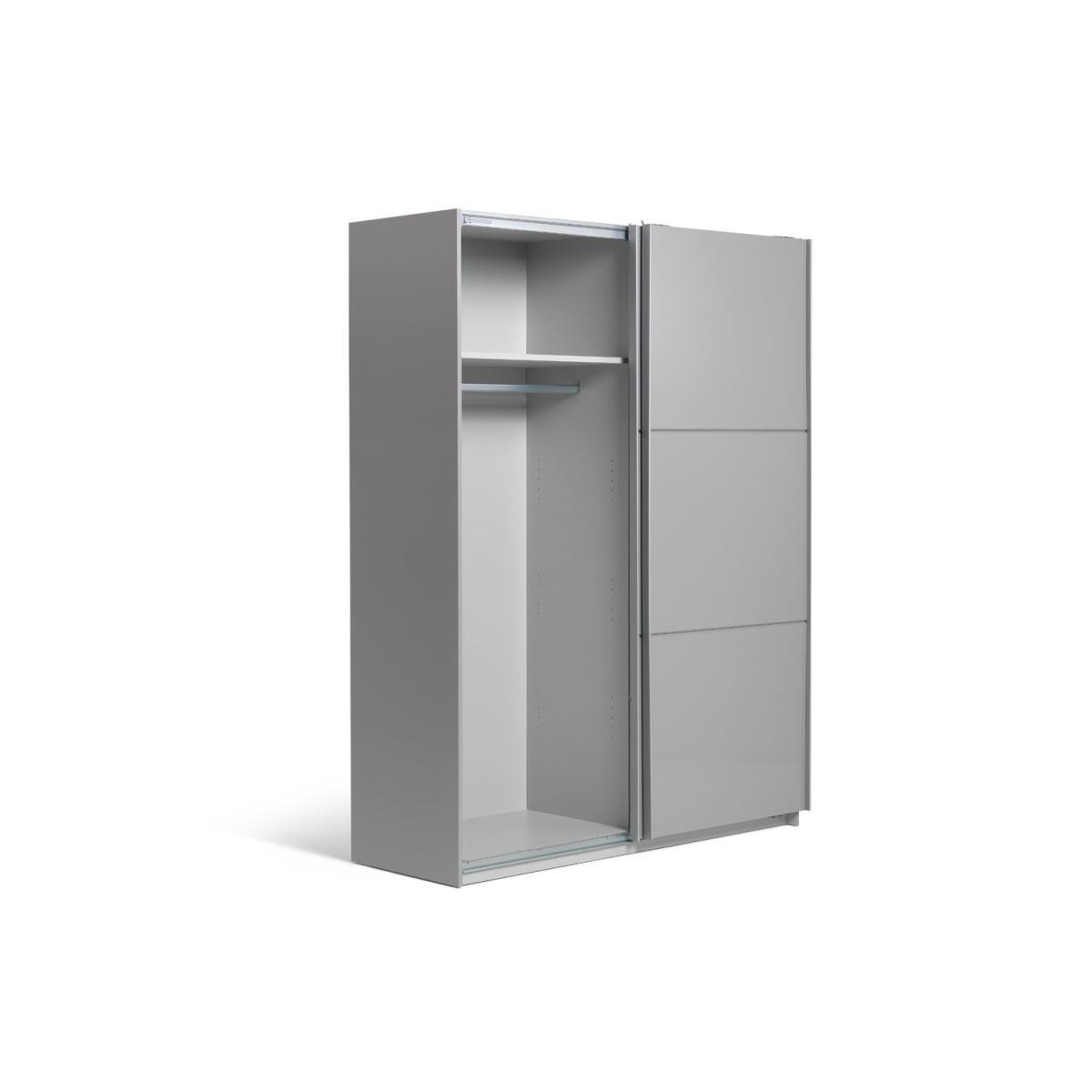 Habitat Holsted Gloss Medium Sliding Wardrobe - Grey – image 8