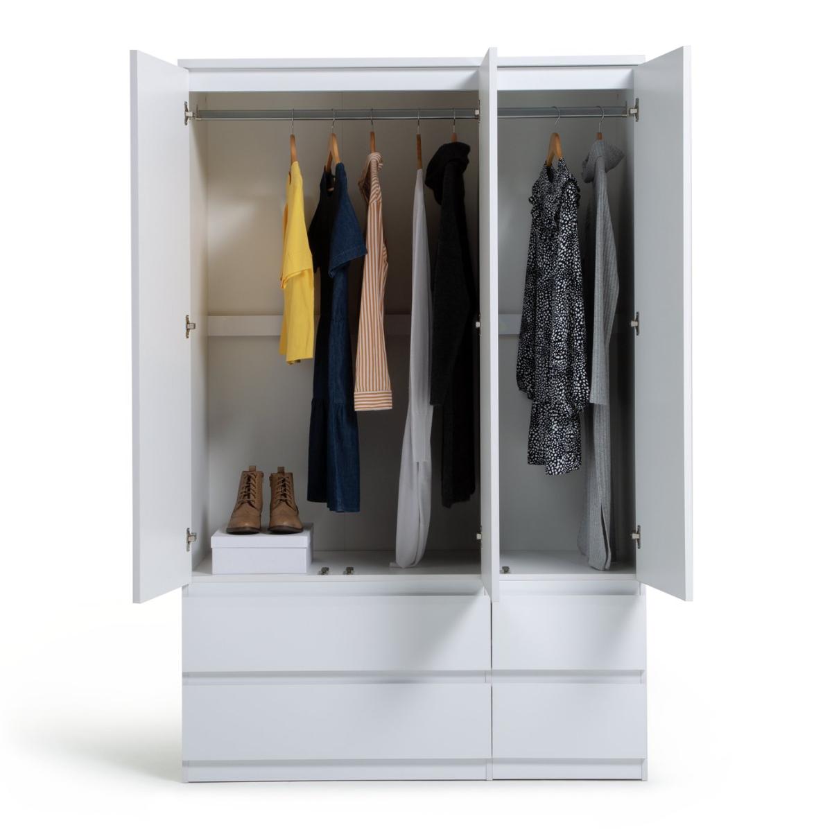 Habitat Jenson 5 Door Wardrobe - White – image 5
